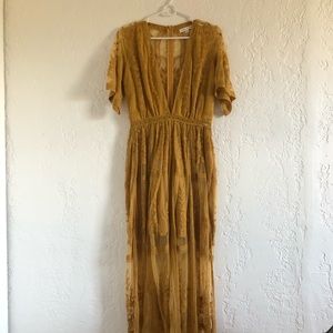 W’s Lace Maxi Dress w/ slip, so unique!!